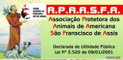  APAASFA - ASS. PRO. ANIMAIS DE AMERICANA SÃO FRANCISCO DE ASSIS | ONG/Protetor de adoção e doação de cachorros e gatos