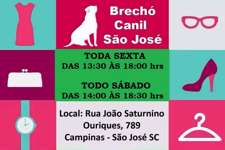 Feira e evento de adoção de cachorros e gatos - Brechó e Adoção no Canil São José - Uma Chance para Amar e Ajudar! em Santa Catarina - São José