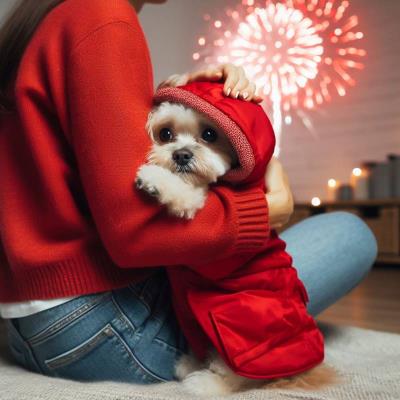Como proteger cachorros e gatos durante os fogos de artifício de ano novo