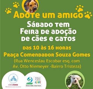 Feira e evento de adoção de cachorros e gatos - Adote um Amigo: Grandiosa Feira de Adoção em Porto Alegre! em Rio Grande do Sul - Porto Alegre