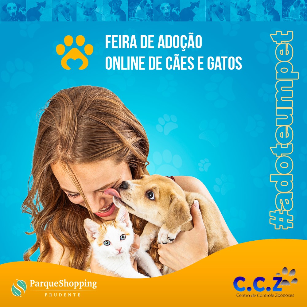 Feira e evento de adoção de cachorros e gatos -  em São Paulo - Presidente Prudente