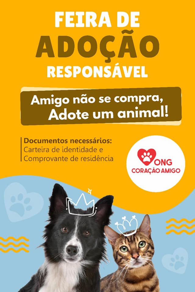 Feira e evento de adoção de cachorros e gatos em Dom Pedrito - Rio Grande do Sul