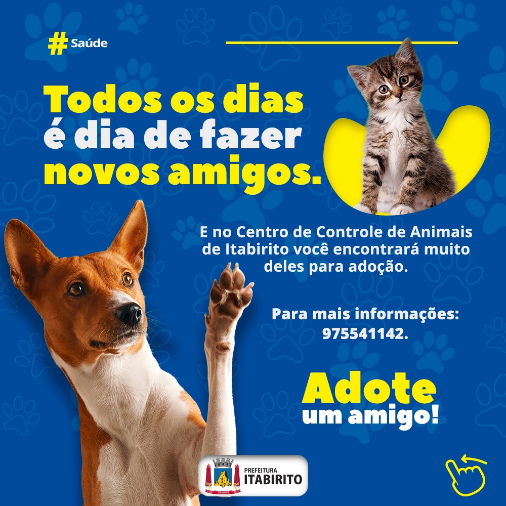 Feira e evento de adoção de cachorros e gatos em Itabirito - Minas Gerais