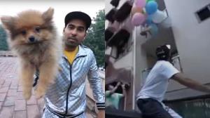 YouTuber é preso após amarrar um cachorro a balões de hélio