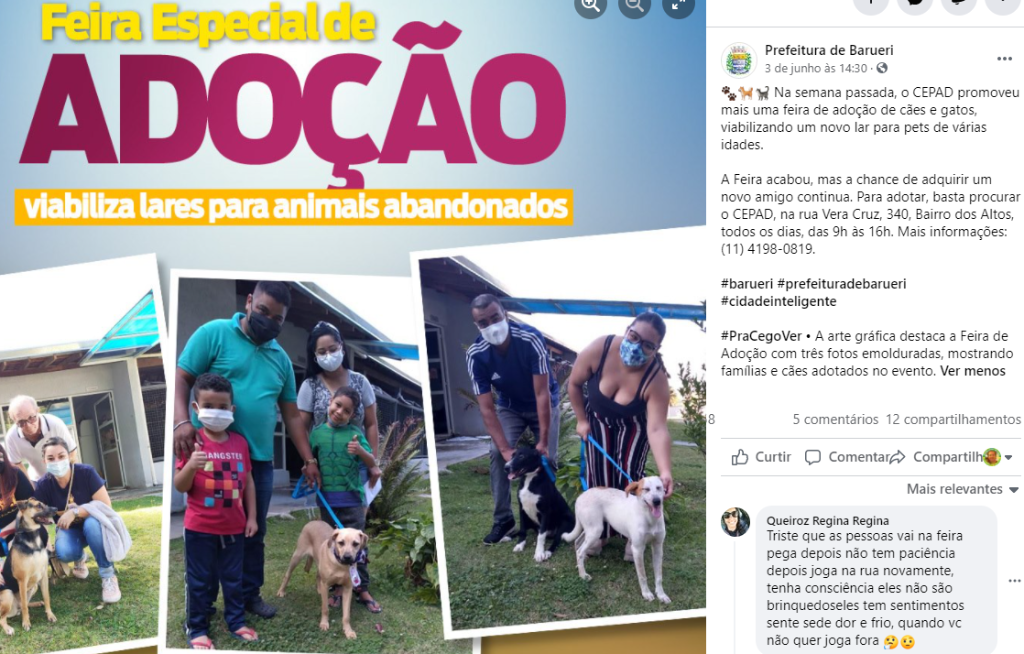 Feira e evento de adoção de cachorros e gatos em Barueri - São Paulo