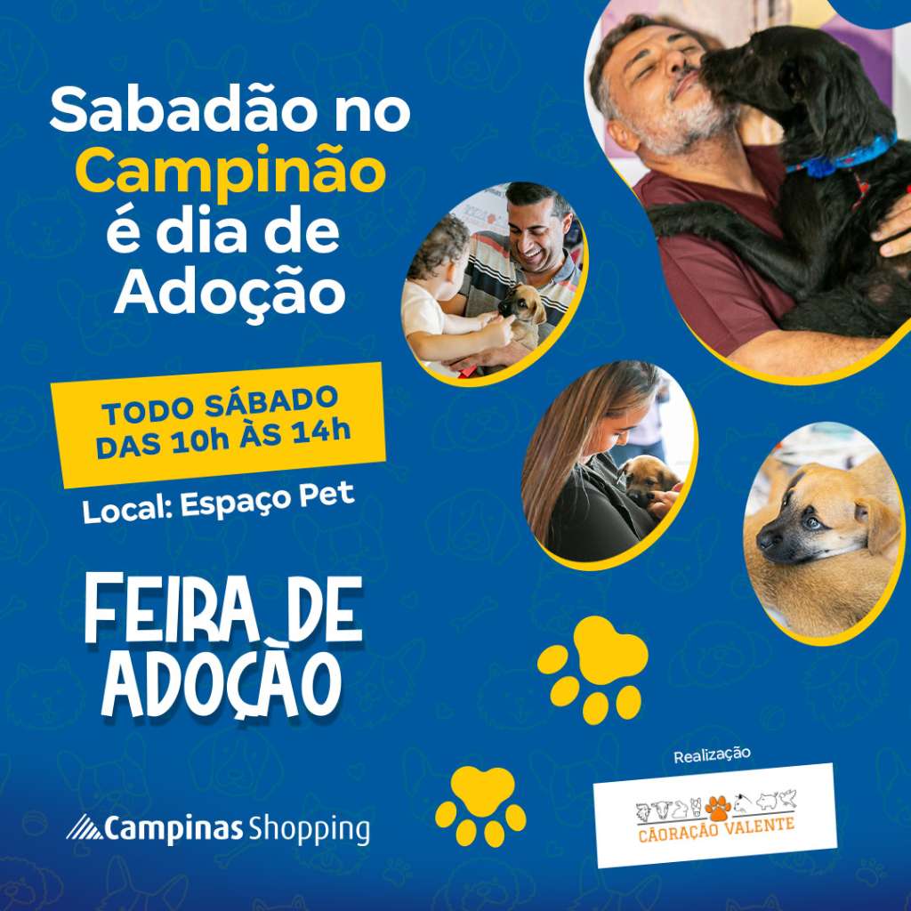 Feira e evento de adoção de cachorros e gatos - Feira de Adoção no Campinas Shopping: Encontre Seu Novo Amigo! em São Paulo - Campinas