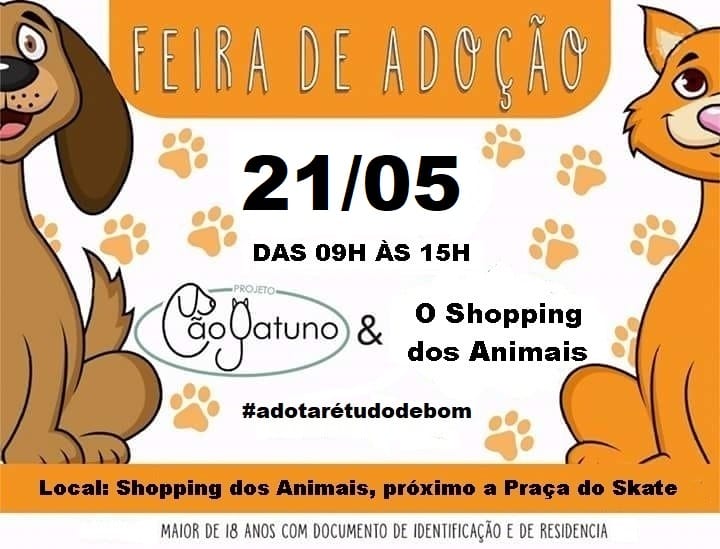 Feira e evento de adoção de cachorros e gatos -  em Pernambuco - Ipojuca