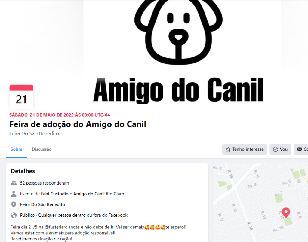Feira e evento de adoção de cachorros e gatos -  em São Paulo - Rio Claro