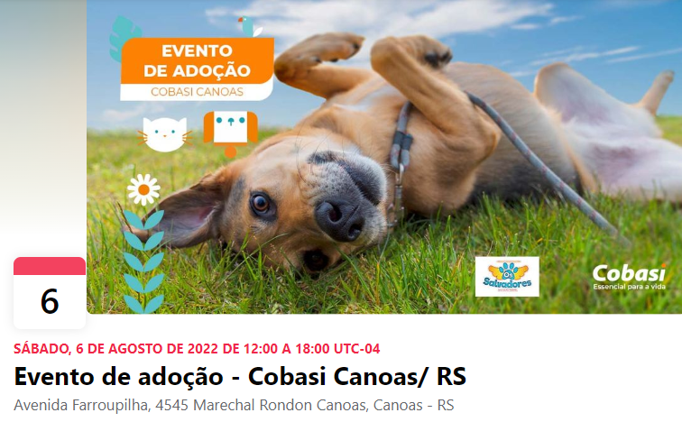 Feira e evento de adoção de cachorros e gatos -  em Rio Grande do Sul - Canoas