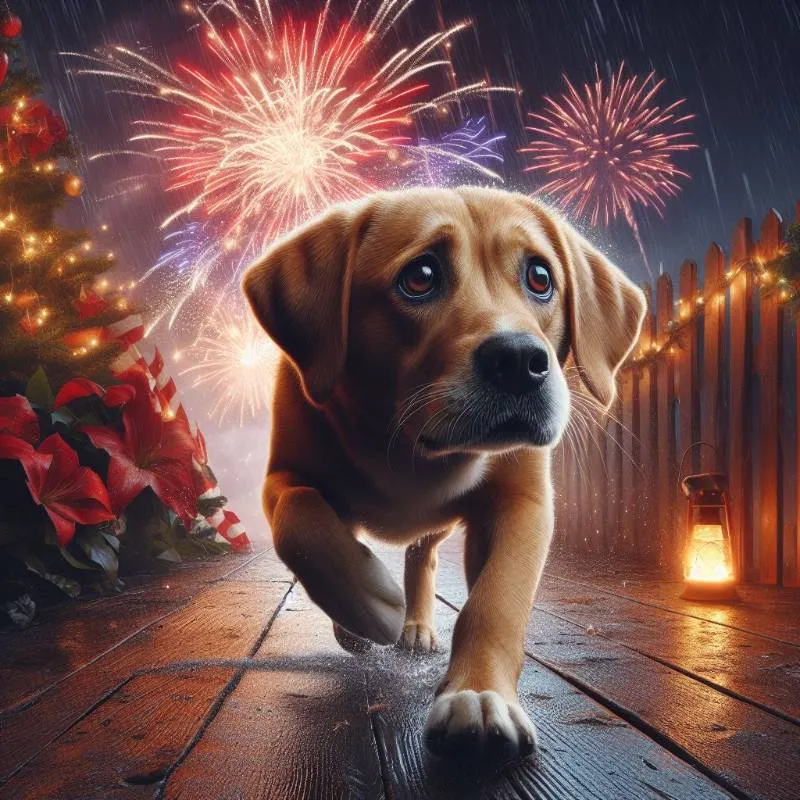 O perigo dos fogos de artifício: mais cachorros e gatos fogem de casa nas festas de fim de ano