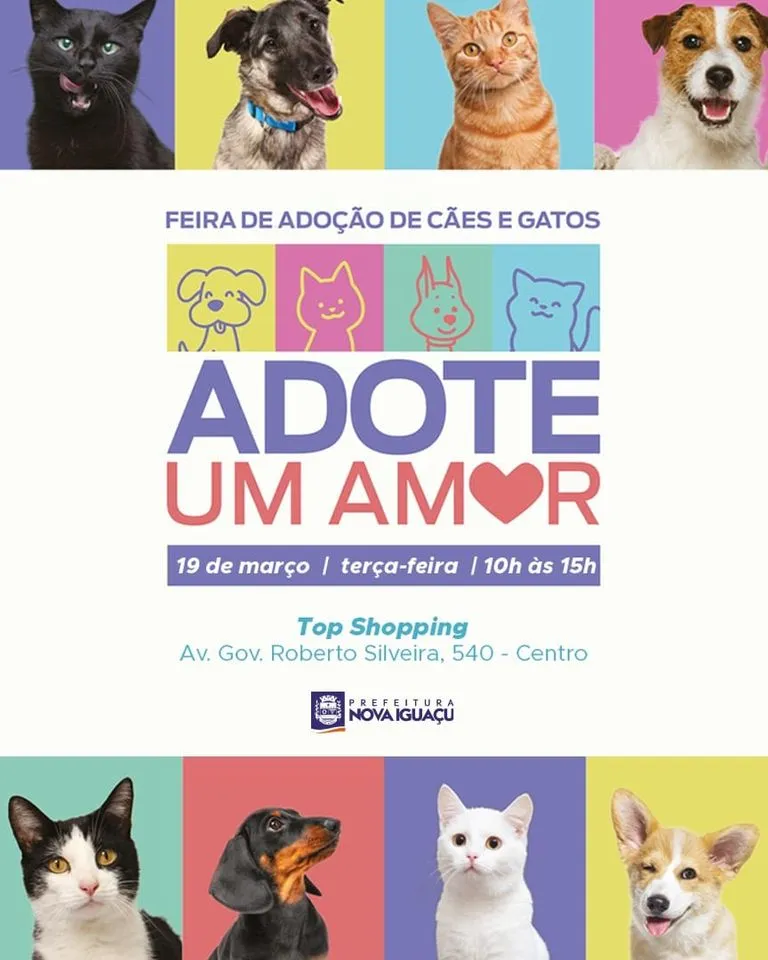 Feira de Adoção de Animais em Nova Iguaçu: Encontre seu Novo Melhor Amigo!