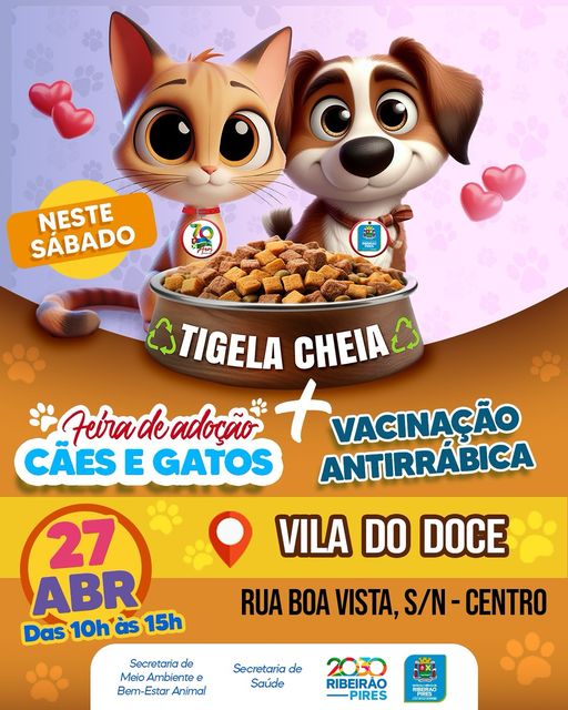 Eventos de adoção de cachorros e gatos -  em SP - Ribeirão Pires