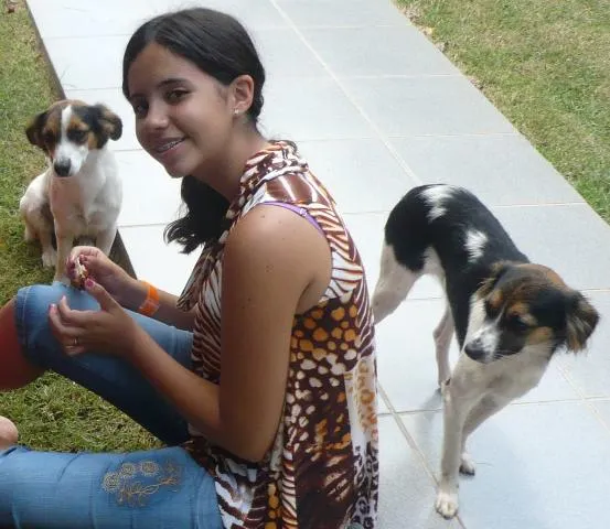 Cachorro ra a SRD idade 7 a 11 meses nome Nina e Mel