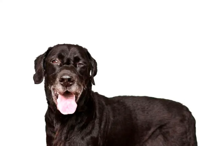 Cachorro ra a labrador idade 3 anos nome Grandão