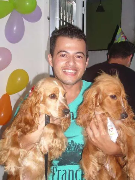 Cachorro ra a Cocker idade 3 anos nome Tina ,Espiro,Pandora