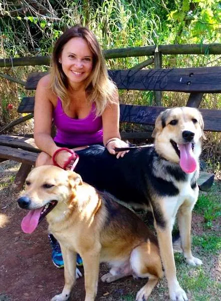 Cachorro ra a SRD idade 2 anos nome Valentim e Sophia