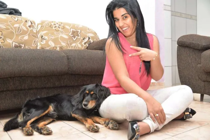 Cachorro ra a SRD idade 5 anos nome BILLY