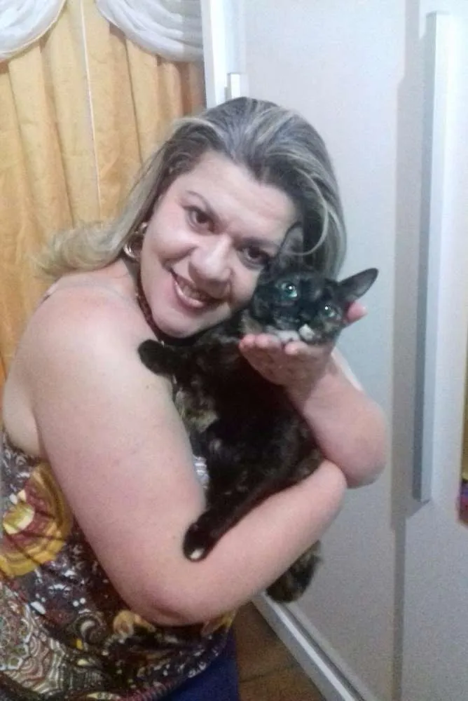 Gato ra a Calicó idade 2 anos nome Peposa GRATIFICA