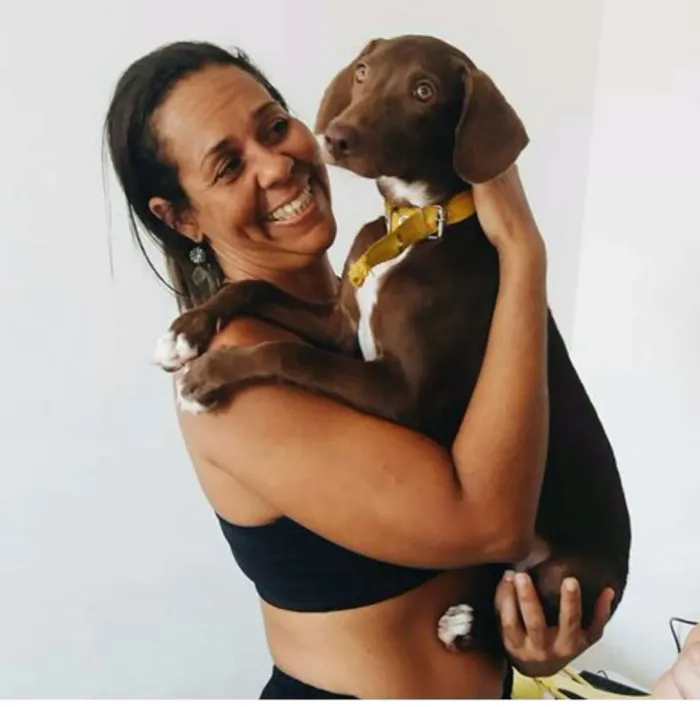 Cachorro raça SRD idade 1 ano nome Frida