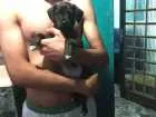 Cachorro raça SRD idade Abaixo de 2 meses nome  sem nome ainda