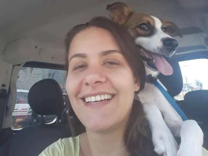 Cachorro ra a SRD idade 7 a 11 meses nome Menininho