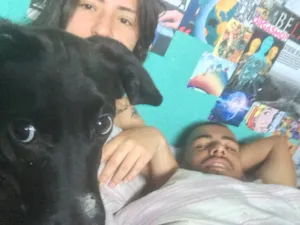 Cachorro raça Vira lata  idade 1 ano nome Weed