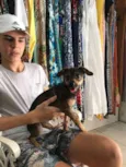 Cachorro raça Vira lata idade Abaixo de 2 meses nome Mia