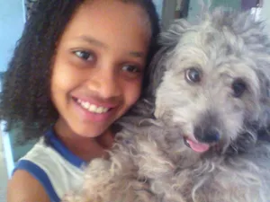 Cachorro raça Pudoo idade 5 anos nome Bidu