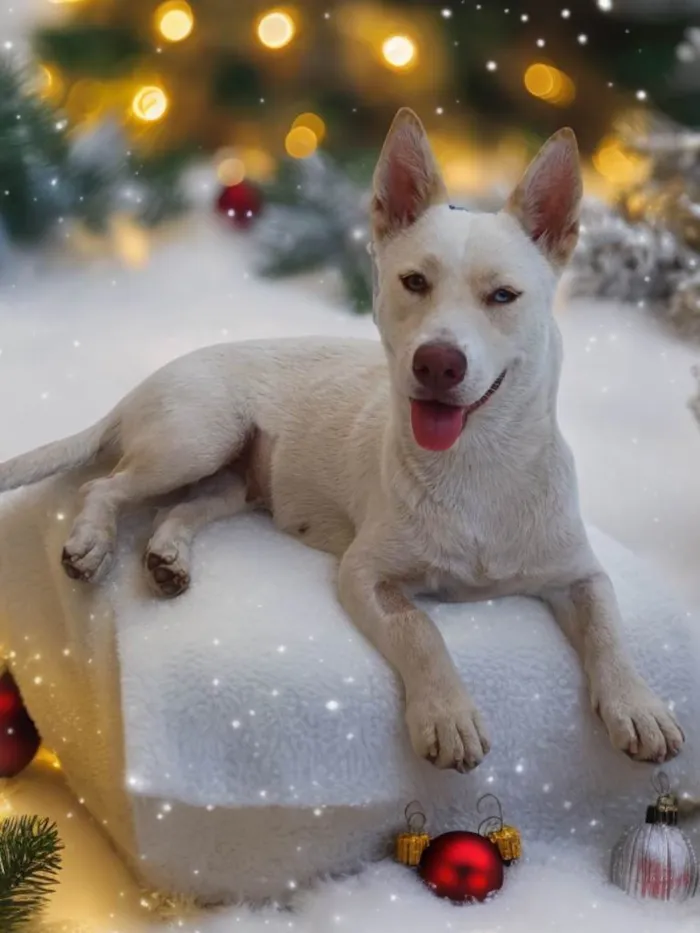 Cachorro ra a Basset com Husky  idade 1 ano nome Lobinha