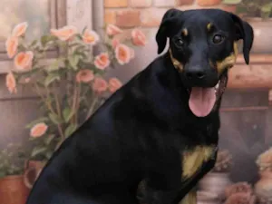 Cachorro raça SRD-ViraLata idade 1 ano nome Luke