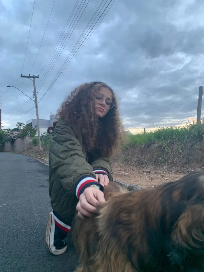 Cachorro ra a SRD-ViraLata idade 6 ou mais anos nome Jhonny