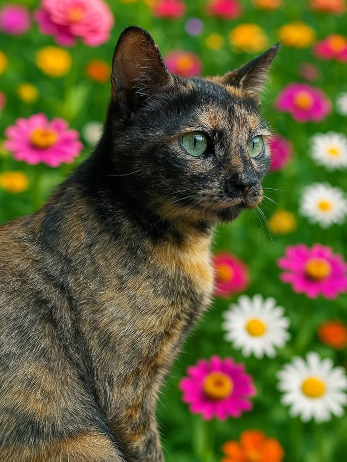 Gato ra a SRD-ViraLata idade 7 a 11 meses nome Corina