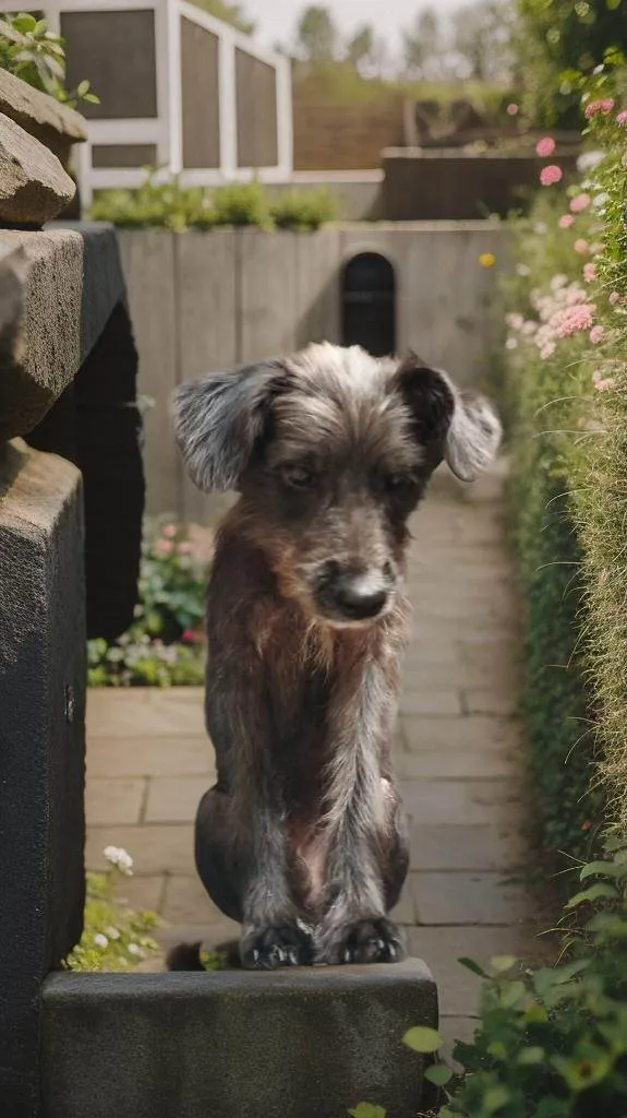 Cachorro ra a SRD-ViraLata idade 2 a 6 meses nome Davi