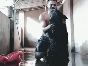 Cachorro raça Rottweiler idade 4 anos nome Logan