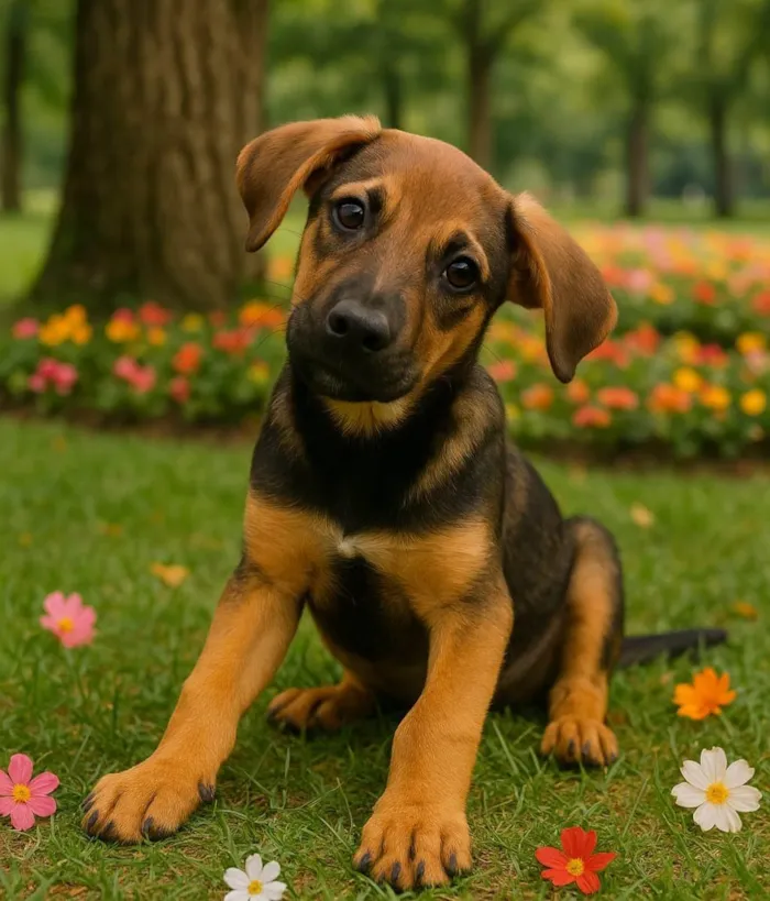 Cachorro ra a SRD-ViraLata idade 2 a 6 meses nome Brian