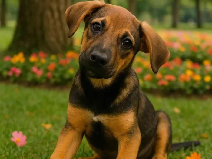 Cachorro ra a SRD-ViraLata idade 2 a 6 meses nome Brian