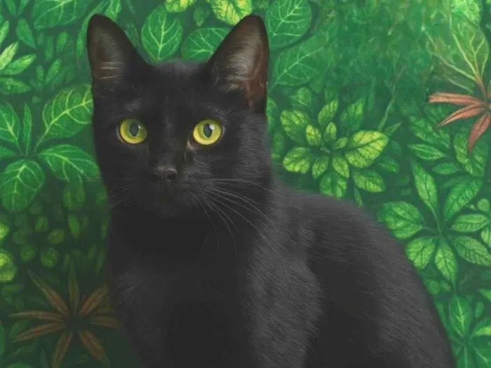 Gato ra a SRD-ViraLata idade 1 ano nome Morcego 