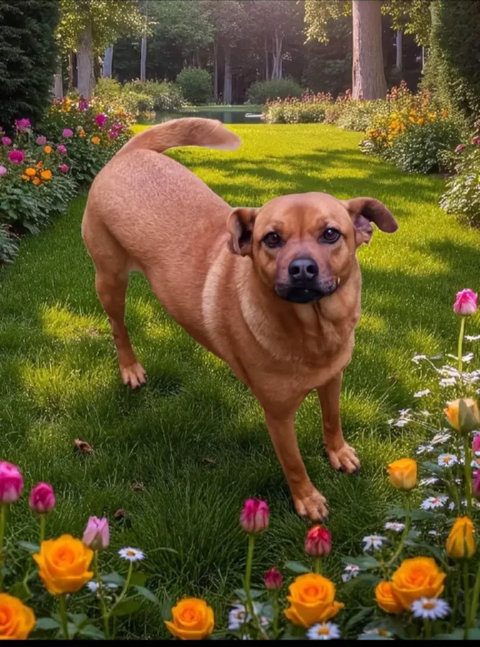 Cachorro ra a SRD-ViraLata idade 4 anos nome Carmem
