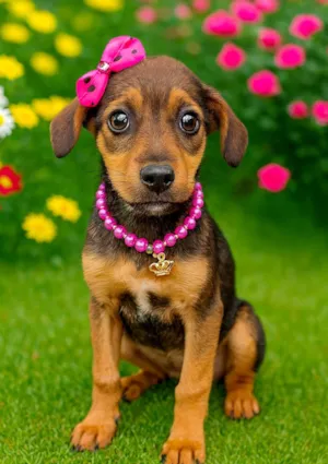 Cachorro raça SRD-ViraLata idade 2 a 6 meses nome Vênus 