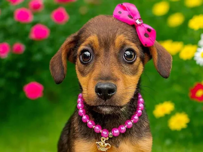 Cachorro ra a SRD-ViraLata idade 2 a 6 meses nome Vênus 