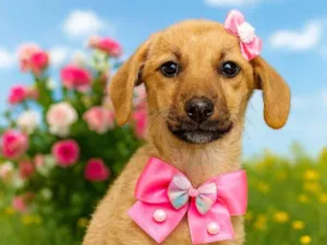 Cachorro raça SRD-ViraLata idade 2 a 6 meses nome Lua