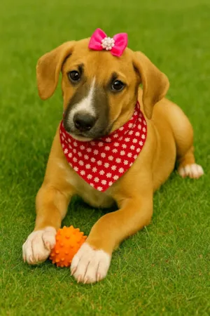 Cachorro raça SRD-ViraLata idade 2 a 6 meses nome Yara