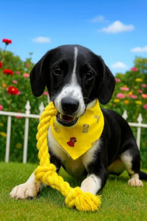 Cachorro raça SRD-ViraLata idade 2 a 6 meses nome Teddy