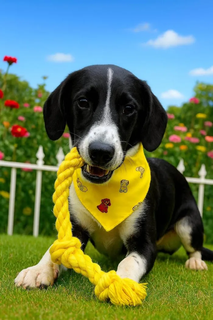 Cachorro ra a SRD-ViraLata idade 2 a 6 meses nome Teddy