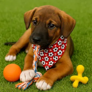 Cachorro raça SRD-ViraLata idade 2 a 6 meses nome Odin