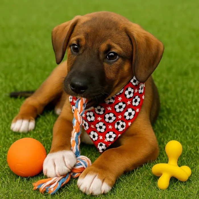 Cachorro ra a SRD-ViraLata idade 2 a 6 meses nome Odin