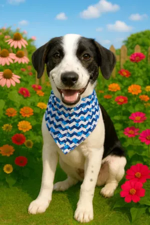 Cachorro raça SRD-ViraLata idade 2 a 6 meses nome Téo