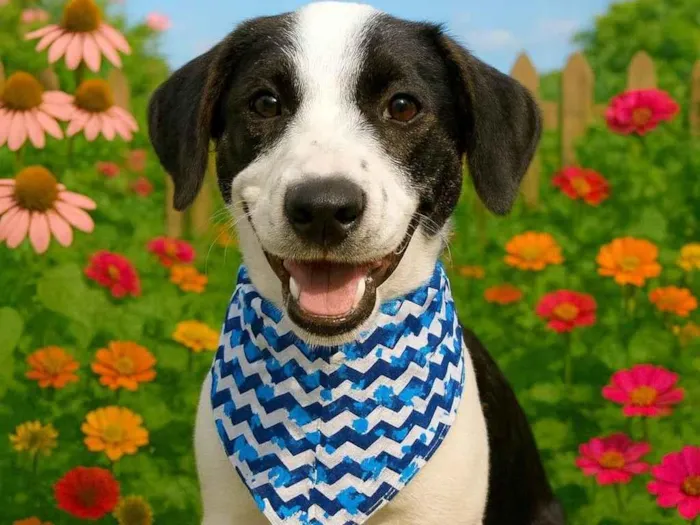 Cachorro raça SRD-ViraLata idade 2 a 6 meses nome Téo