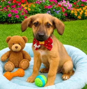 Cachorro raça SRD-ViraLata idade 2 a 6 meses nome Gabriel