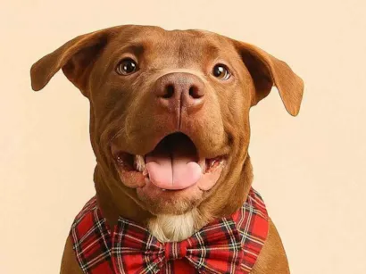 Cachorro raça Pit-Bull idade 7 a 11 meses nome Romeu 